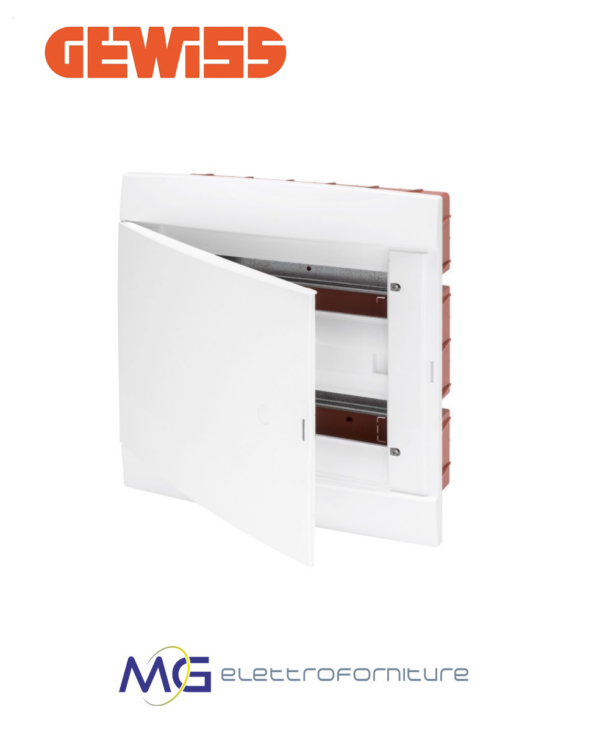 Gewiss quadro incasso 24 moduli placca cieca bianco