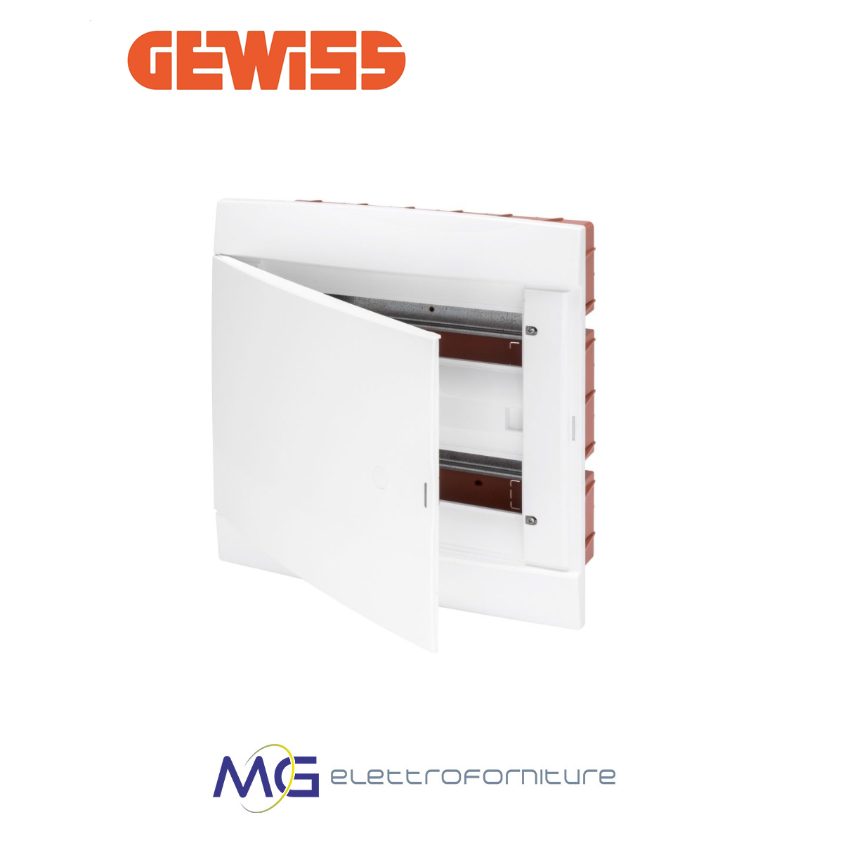 Gewiss quadro incasso 24 moduli placca cieca bianco