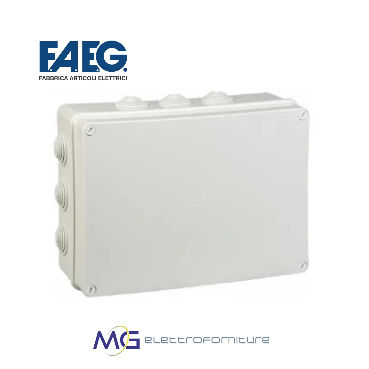 Scatola_derivazione_parete_stagna_con_passacavi_fg13408_IP55_faeg_grigia_prezzo_basso_migliore_MGelettroforniture
