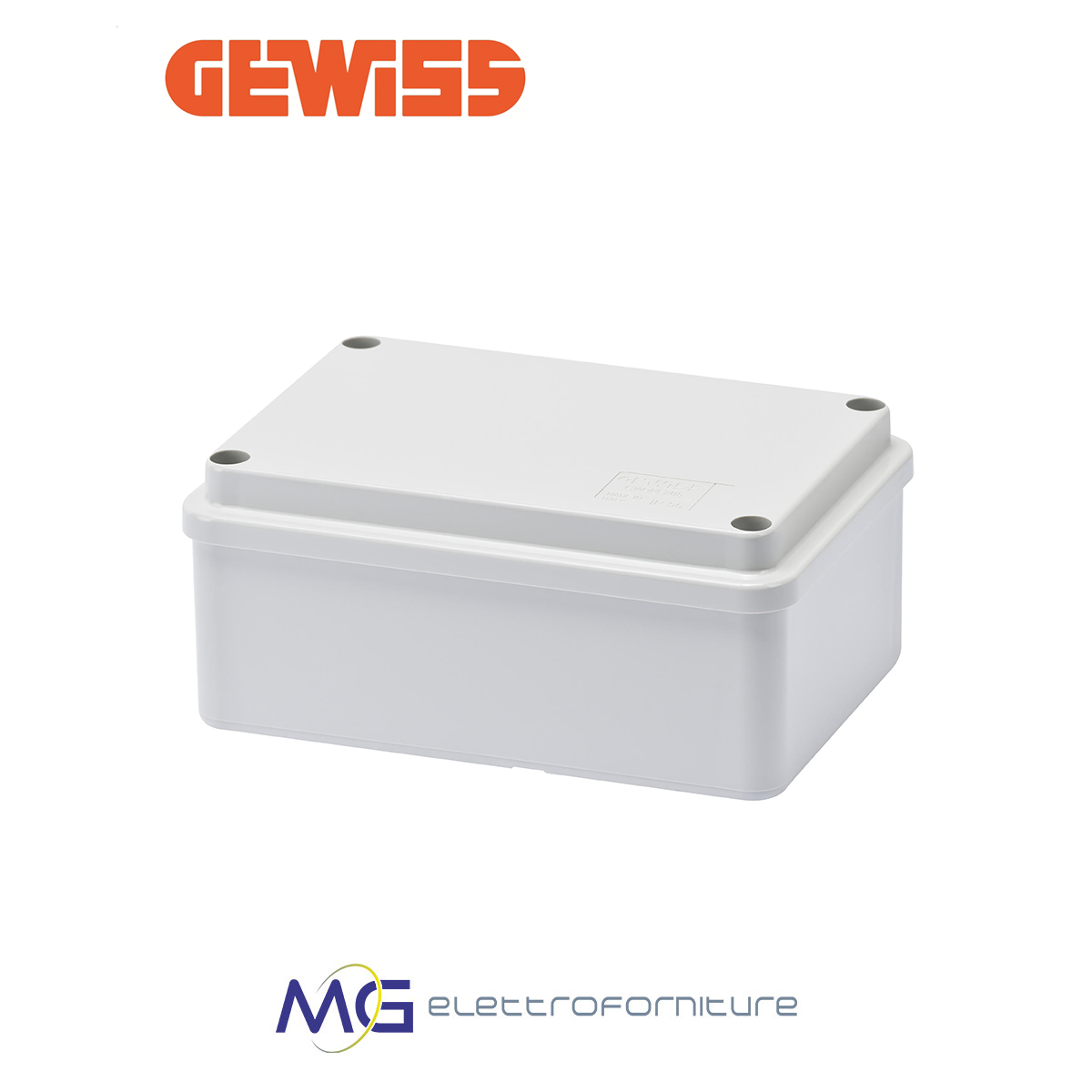 GEWISS GW44205 CASSETTA DI DERIVAZIONE RETTANGOLARE IP55 120X80X50 -  Vendita Online Materiale elettrico, antifurti, videosorveglianza - Mg  Elettroforniture