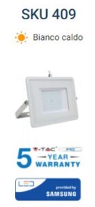 V-TAC PRO VT-50-W Faro LED SMD Chip Samsung 50W 3000K - 4000K - 6400K -  Vendita Online Materiale elettrico, antifurti, videosorveglianza - Mg  Elettroforniture