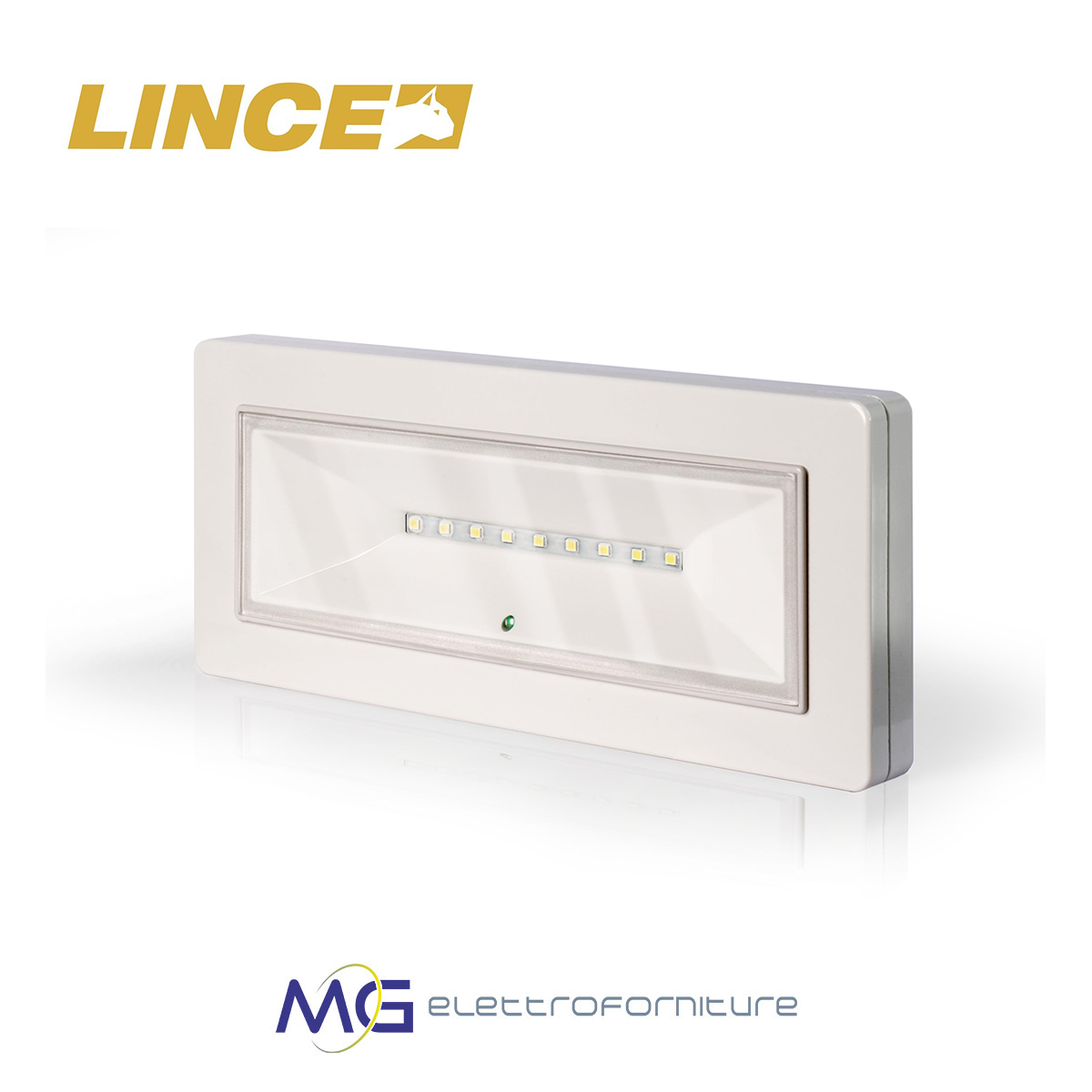 LINCE 5204-DVSE110242 Lampada d'emergenza LED a parete / soffitto 18W -  Vendita Online Materiale elettrico, antifurti, videosorveglianza - Mg  Elettroforniture